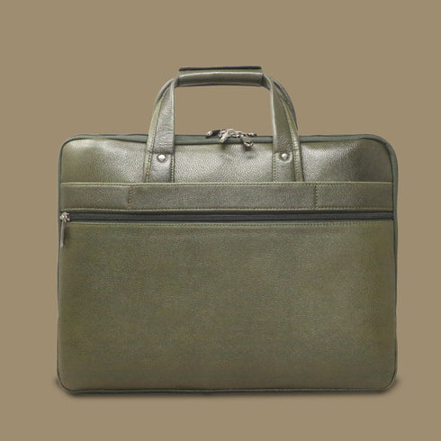 Kaelith Genuine Leather  Laptop Messenger Bag For Men